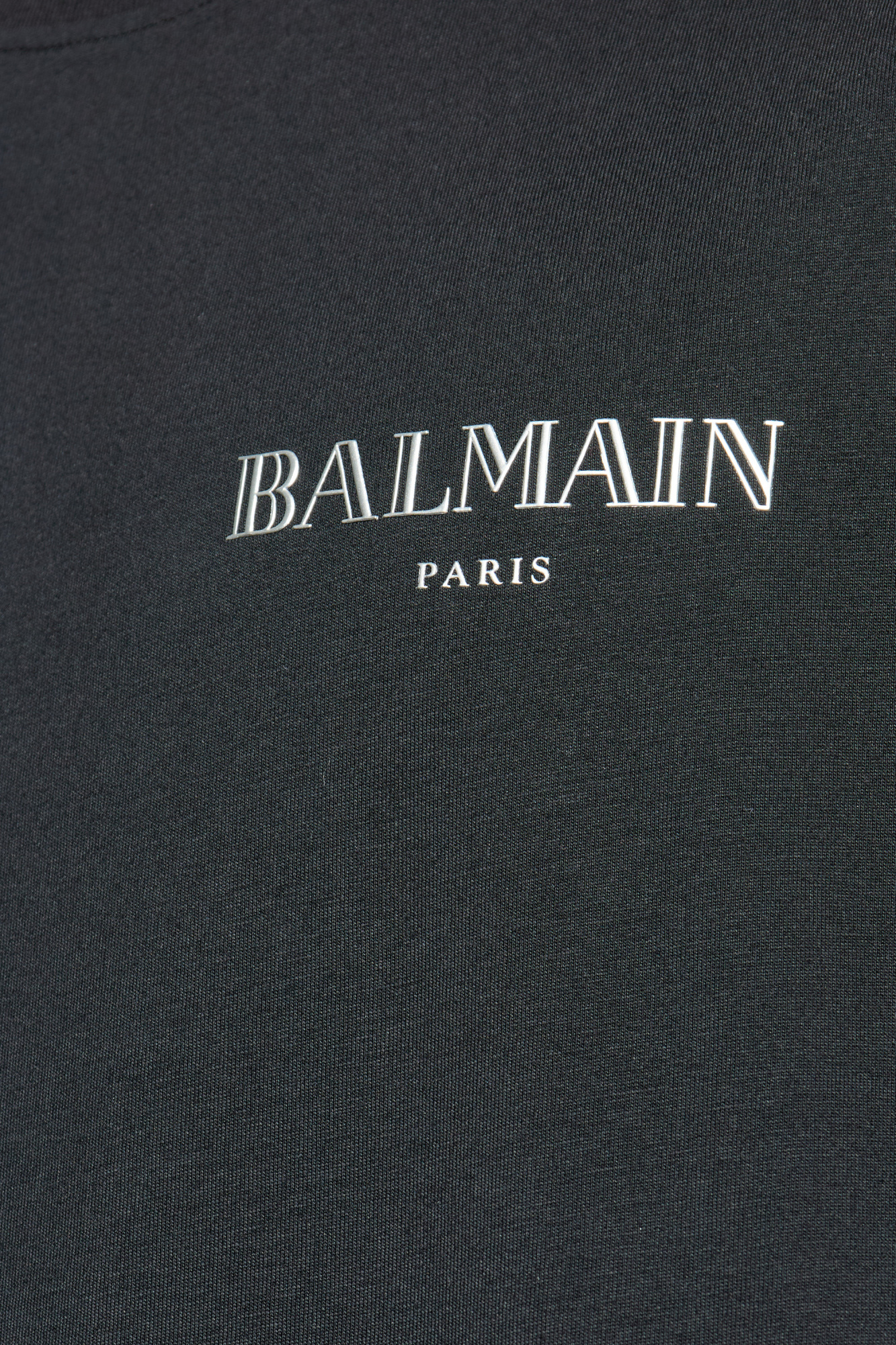 BALMAIN バルマン　サイズ34 金釦デザインロゴカットソー ブラック　黒 BALMAIN バルマン サイズ34 金釦デザインロゴカットソー